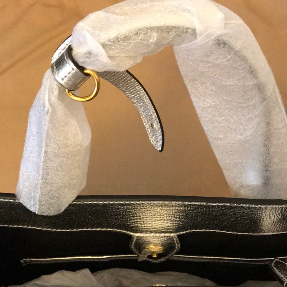 Burberry Silver Tote Bag - Picture 8 of 11